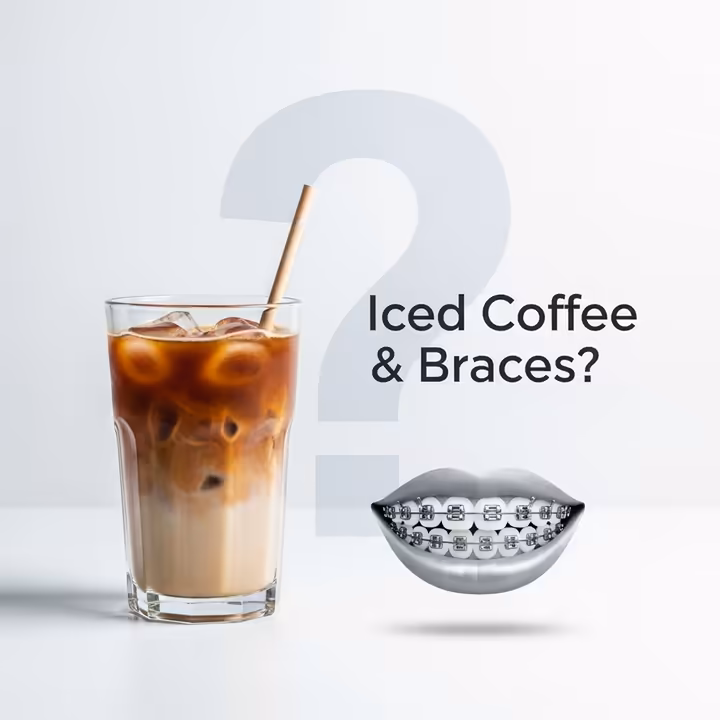 Can You Drink Iced Coffee With Braces?